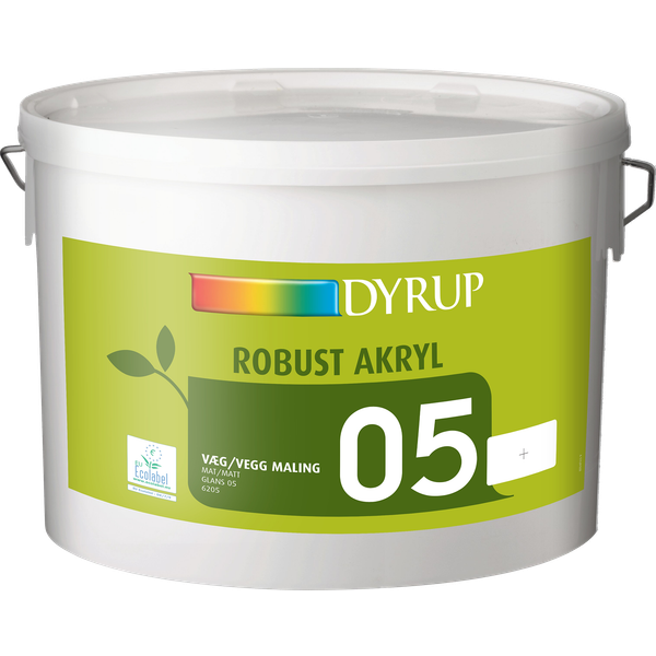 Dyrup Robust Akryl 05 vægmaling, 10 liter